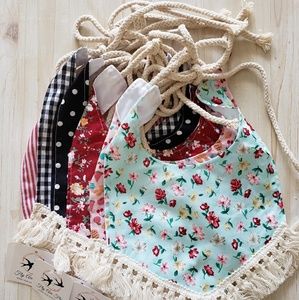 Infant Tassle Bibs